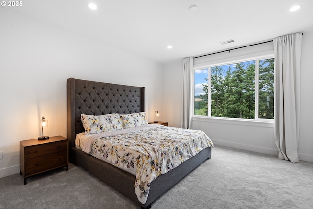 15625 NW Gooderham St, Portland, OR 97229 - carpeted bedroom featuring baseboards and recessed lighting