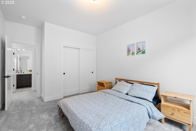 15625 NW Gooderham St, Portland, OR 97229 - bedroom with light carpet and a closet