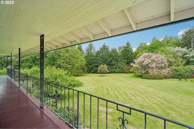 28040 SE Stark St, Troutdale, OR 97060 - view of green lawn with view of wooded area