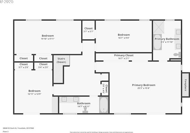 28040 SE Stark St, Troutdale, OR 97060 - floor plan / room layout