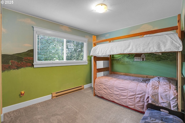 21482 SW 92nd Ct, Tualatin, OR 97062 - bedroom with baseboard heating, carpet floors, and baseboards