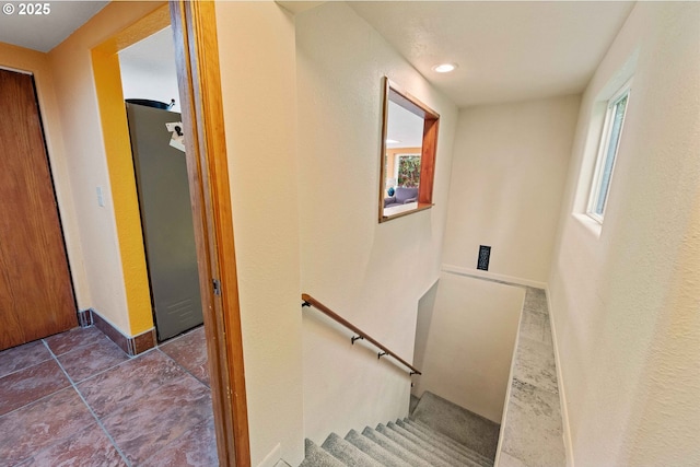 500 State St, North Bend, OR 97459 - staircase with baseboards