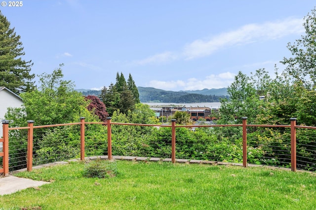 500 State St, North Bend, OR 97459 - view of yard featuring a mountain view