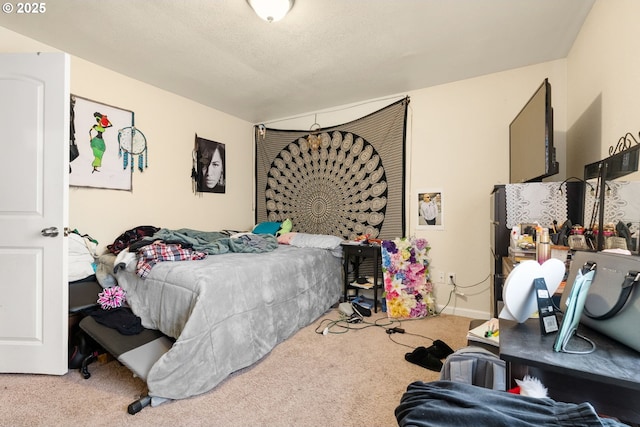 bedroom with carpet flooring