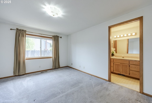 7324 B St, Springfield, OR 97478 - unfurnished bedroom featuring light carpet and ensuite bath