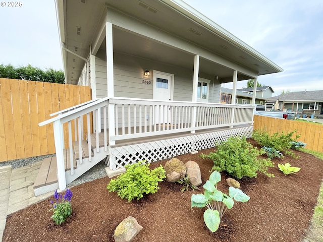 2660 Evergreen Ct, Salem, OR 97301 - view of exterior entry with covered porch