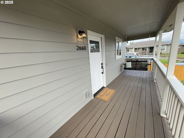 2660 Evergreen Ct, Salem, OR 97301 - view of wooden deck