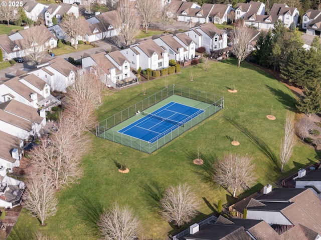 birds eye view of property featuring a residential view