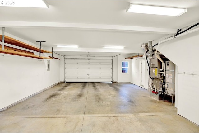 garage featuring electric panel