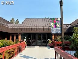 property entrance with a standing seam roof