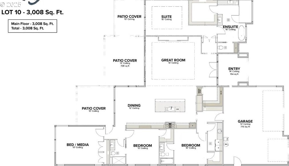 8614 NE 183rd Pl, Vancouver, WA 98682 - floor plan / room layout