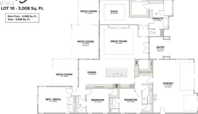 8614 NE 183rd Pl, Vancouver, WA 98682 - view of property floor plan