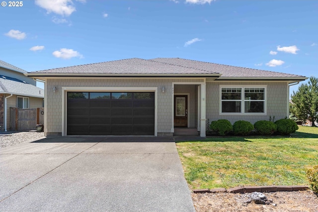 847 Carter St, Bandon, OR 97411 - view of front facade featuring an attached garage and driveway