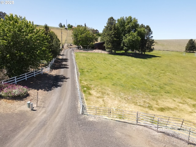 43497 Shetland Ct, Pendleton, OR 97801 - view of dirt / gravel road featuring a view of countryside
