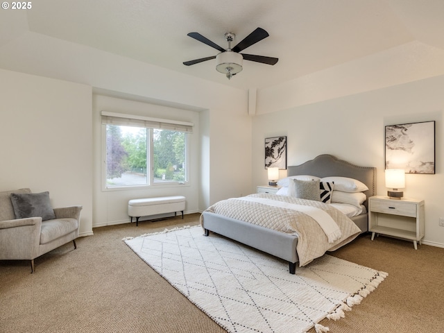 14066 Edenberry Dr, Lake Oswego, OR 97035 - carpeted bedroom featuring ceiling fan and baseboards