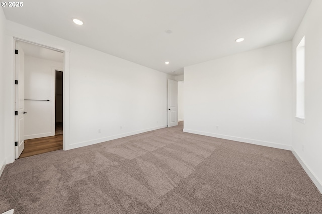 11016 NE 131st Ct, Vancouver, WA 98682 - carpeted spare room with recessed lighting and baseboards