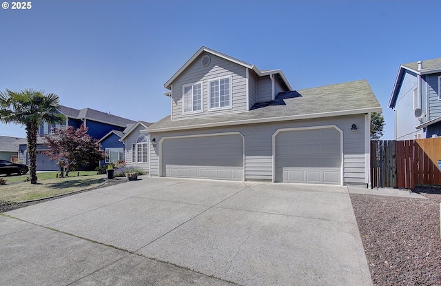 1812 NW 14th St, Battle Ground, WA 98604 - traditional-style home with concrete driveway and a garage
