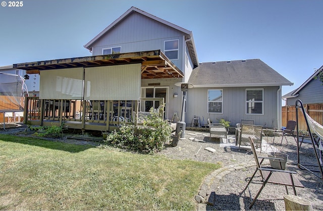 1812 NW 14th St, Battle Ground, WA 98604 - back of house with a deck