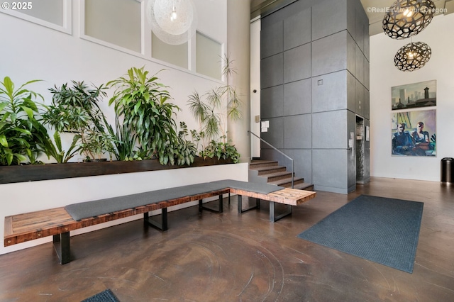 1314 NW Irving St Unit 510, Portland, OR 97209 - building lobby featuring a towering ceiling