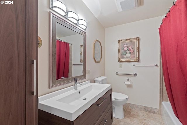 1833 SE 117th Ave, Portland, OR 97216 - bathroom featuring vanity, toilet, and visible vents
