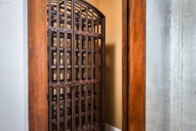 3232 NW Spencer St, Portland, OR 97229 - wine cellar featuring a textured wall