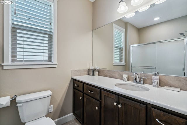 4905 S 12th Cir, Ridgefield, WA 98642 - bathroom featuring vanity and a shower with door