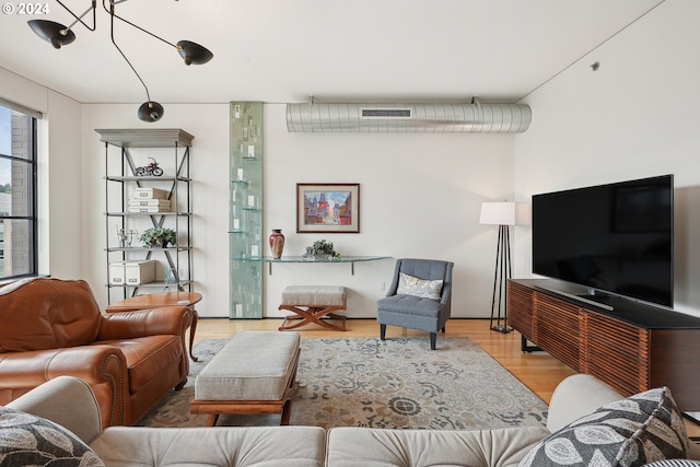 333 NW 9th Ave Unit 1205, Portland, OR 97209 - living area featuring wood finished floors