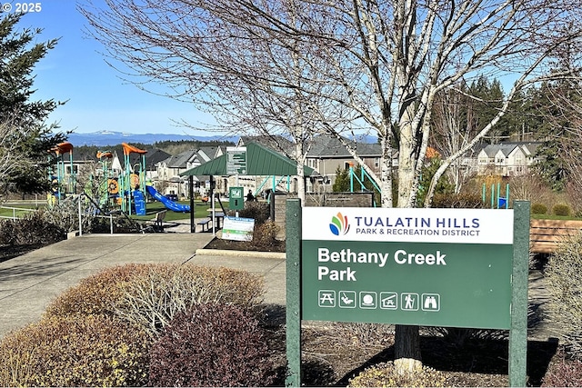 surrounding community featuring playground community
