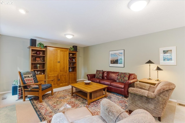 7445 SW Canyon Dr, Portland, OR 97225 - living area featuring light carpet and baseboards