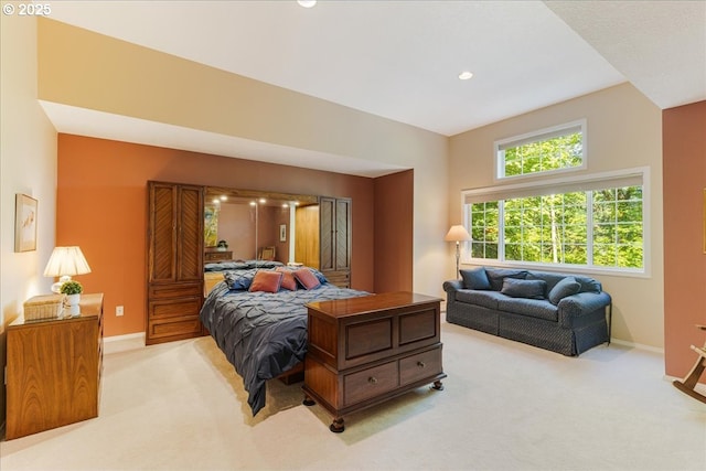 7445 SW Canyon Dr, Portland, OR 97225 - bedroom with light carpet and recessed lighting