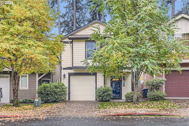 8006 SE Sporri Ln, Milwaukie, OR 97267 - view of front of property with an attached garage and driveway