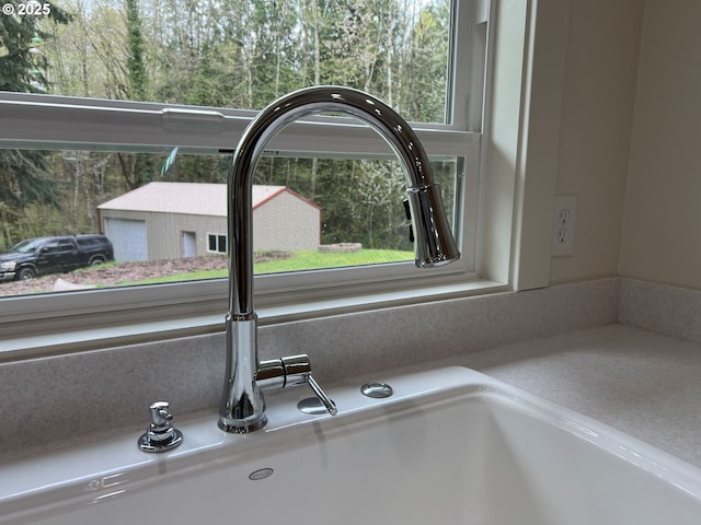 details featuring a sink