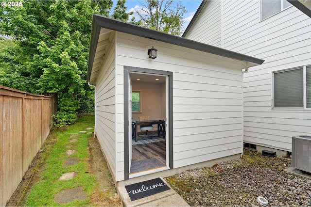 2233 NW Oxford St, Camas, WA 98607 - view of outdoor structure featuring central AC
