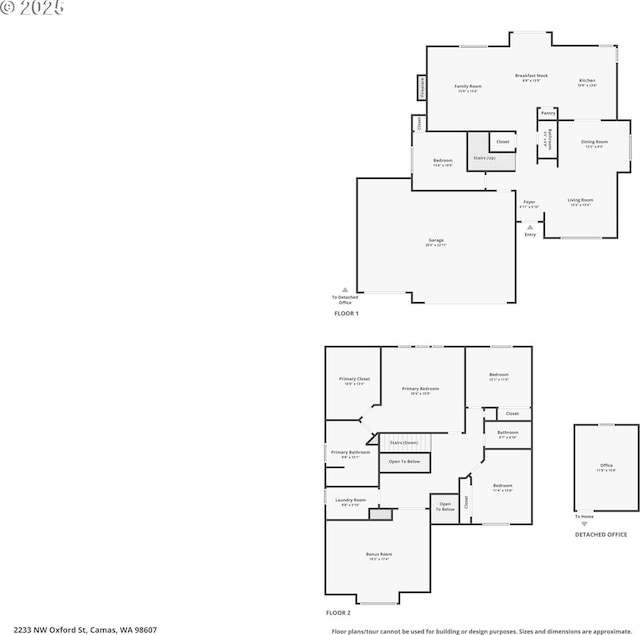 2233 NW Oxford St, Camas, WA 98607 - home floor plan