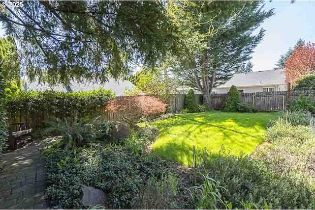 366 Pintail Ave SE, Salem, OR 97306 - view of yard featuring a fenced backyard