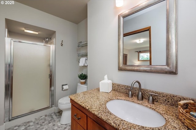 15 SW 95th Ave, Portland, OR 97225 - bathroom with a shower stall, toilet, and vanity