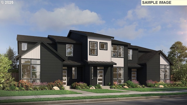 4717 NW Camas Meadows Dr, Camas, WA 98607 - view of front of home with driveway, a balcony, and an attached garage