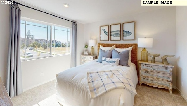 7510 NW Elise Ave, Portland, OR 97229 - bedroom with carpet flooring and recessed lighting