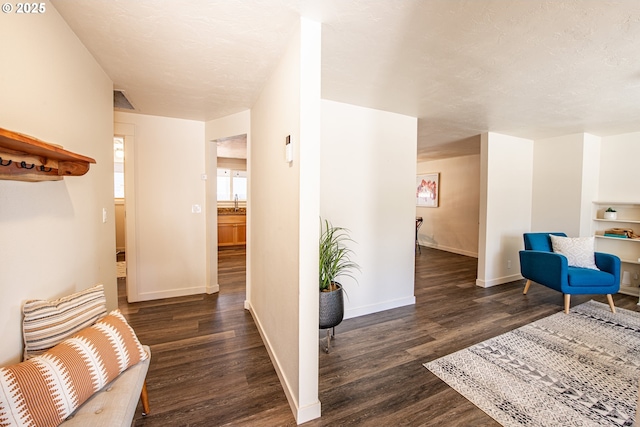 2250 Jeppesen Acres Rd, Eugene, OR 97401 - sitting room with dark wood-type flooring and baseboards