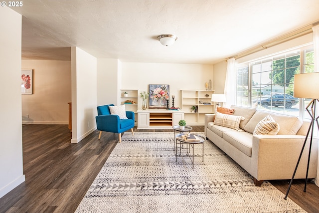 2250 Jeppesen Acres Rd, Eugene, OR 97401 - living room with baseboards and wood finished floors