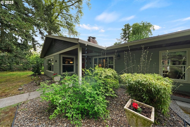 3144 Diane Dr, Lake Oswego, OR 97035 - view of front of property with a chimney