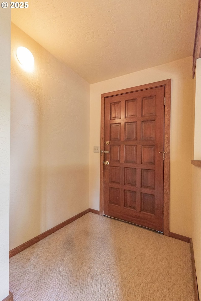 2116 Sally Way, Eugene, OR 97401 - carpeted foyer entrance featuring a textured ceiling