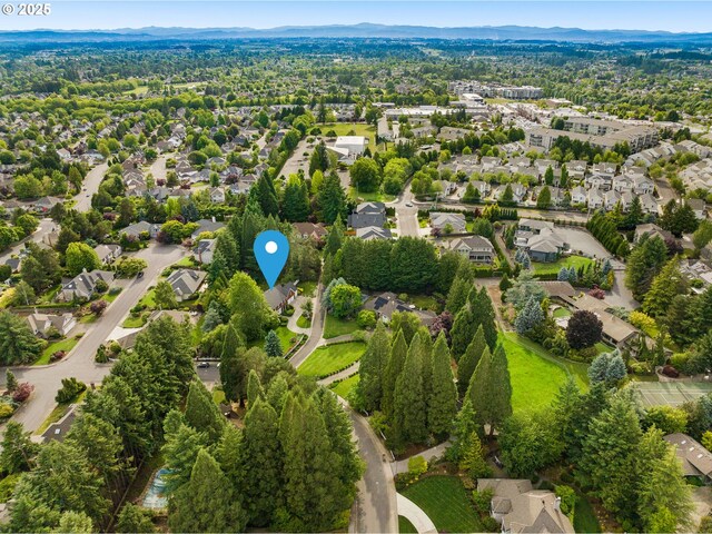 4503 NW 147th Ave, Portland, OR 97229 - aerial view of residential area with a mountain backdrop