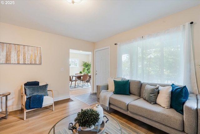 1716 N Rosa Parks Way, Portland, OR 97217 - living room with light wood-style flooring and baseboards