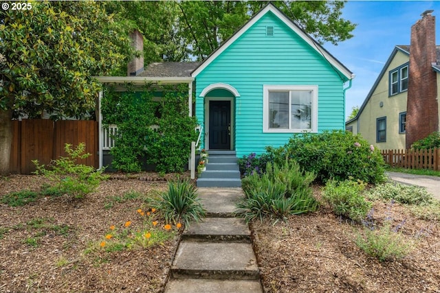 1716 N Rosa Parks Way, Portland, OR 97217 - bungalow-style home with a chimney