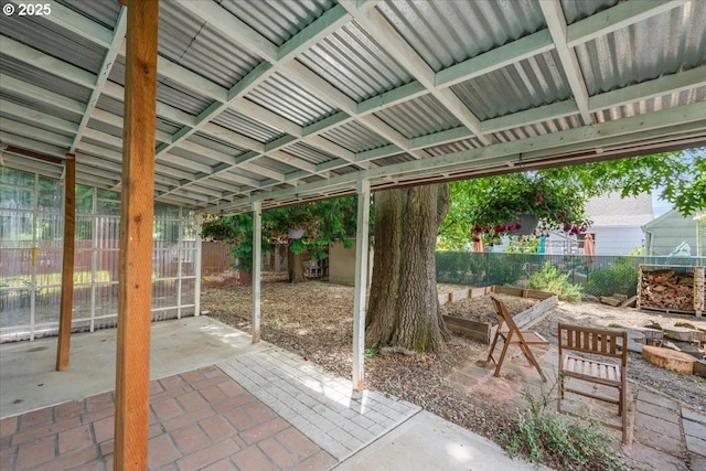 1716 N Rosa Parks Way, Portland, OR 97217 - fenced backyard with a patio area