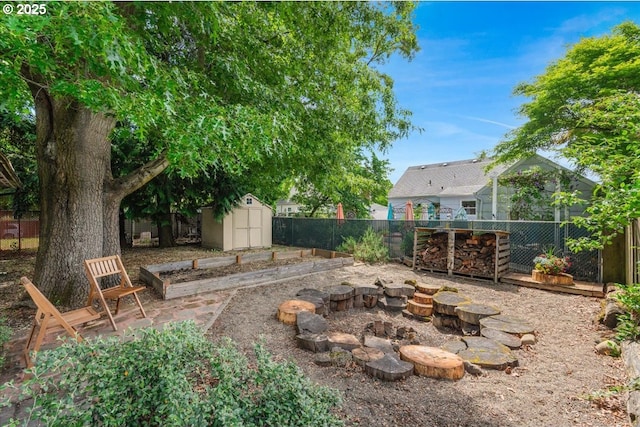 1716 N Rosa Parks Way, Portland, OR 97217 - fenced backyard with a fire pit