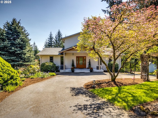 12720 S Carus Rd, Oregon City, OR 97045 - view of front of property with driveway and a porch