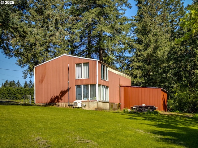 12720 S Carus Rd, Oregon City, OR 97045 - back of property with a lawn and a pole building
