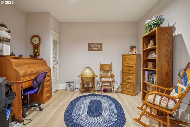 240 NE 5th St, Gresham, OR 97030 - office area featuring light wood finished floors